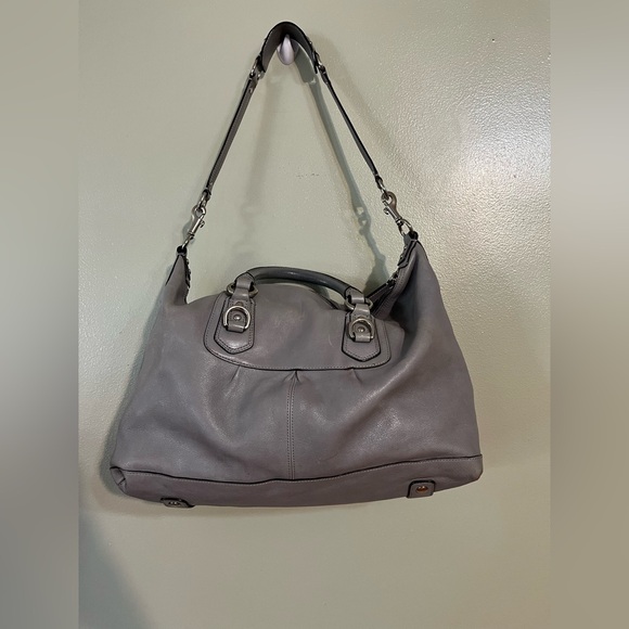 Coach Gray Leather VYG Y2K Shoulder Bag D0982-12949 - Picture 6 of 15